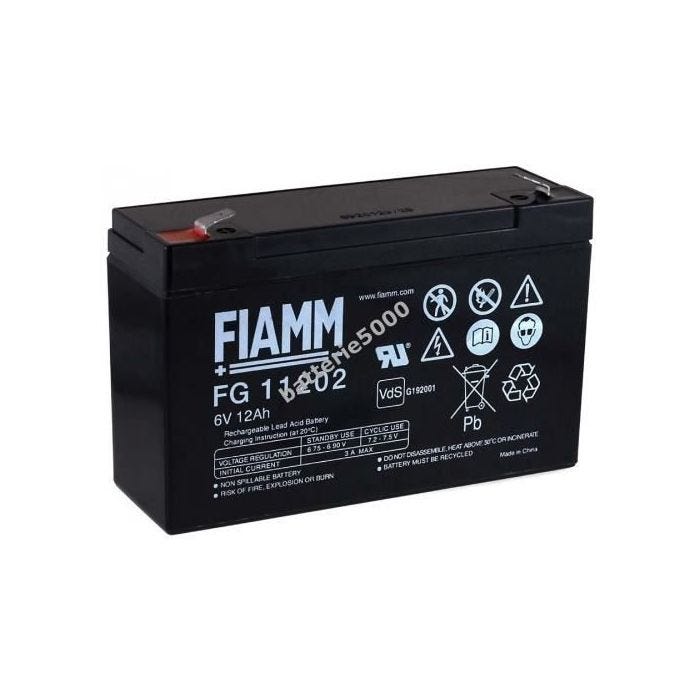FIAMM Batterie au plomb rechargeable FG11202 Vd...