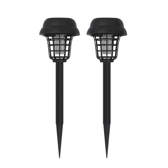 ANTI-MOUSTIQUE,style1 2pcs--Lampe solaire anti moustiques, jardin, extérieur, imperméable, répulsif, tue les mouches, piège à insect