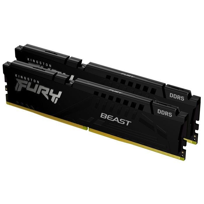 Kit RAM DDR5 - KINGSTON - FURY Beast - 64Go - 6000MT/s - CL30 - DIMM 288 broches