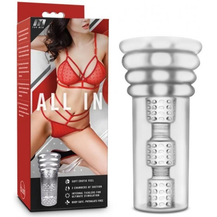 Masturbateur M for Men Transparent - mixte / adulte