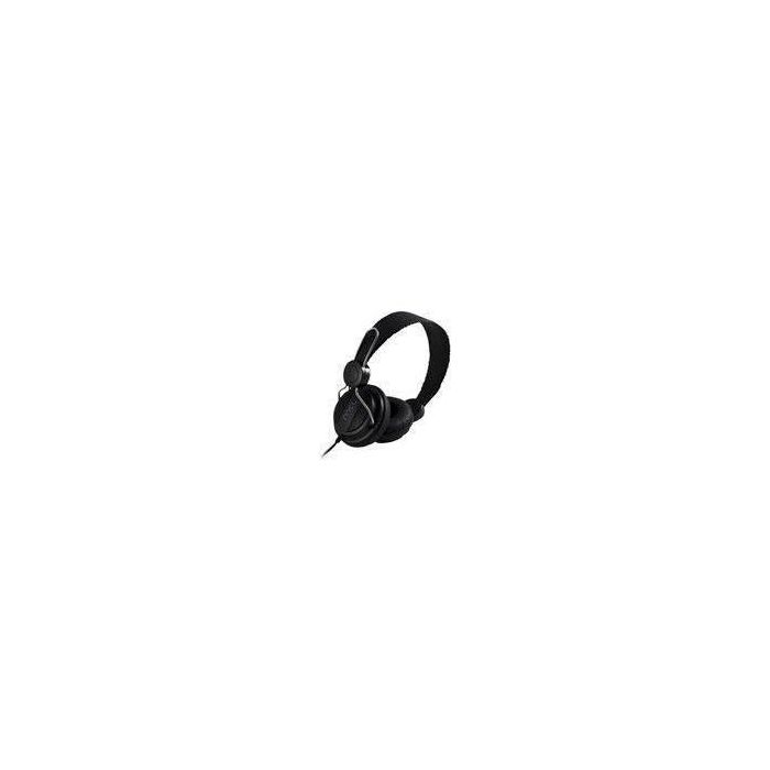 MCL Casque stéréo multimédia (sans micro) - 1.20m - Noir