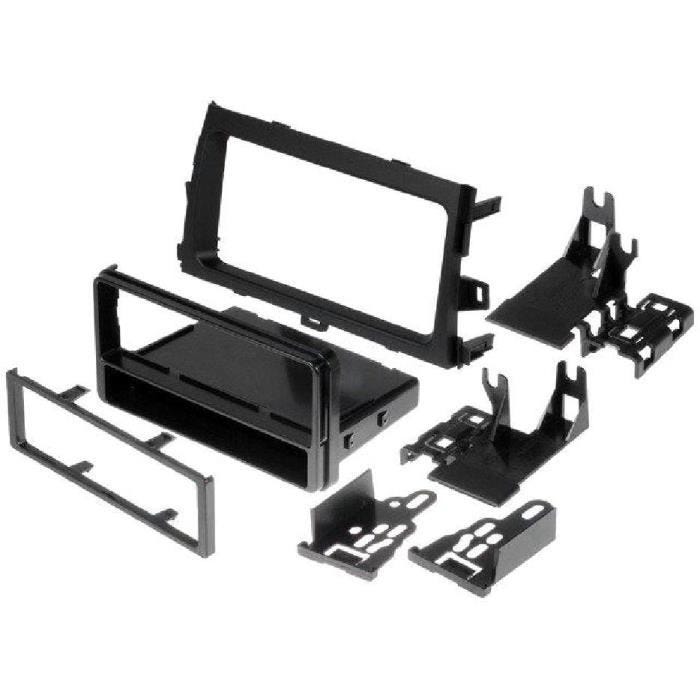 Facade autoradio 1DIN - ADNAUTO - Toyota Corolla 2009 - Noir - Avec vide-poche - Universel Non