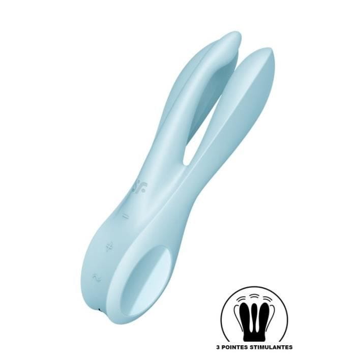 Stimulateur Satisfyer Threesome 1 bleu