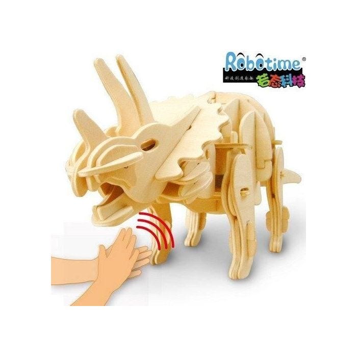 PUZZEL HOUT DINO 3D TRICE