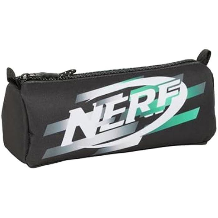 Trousse - SAFTA - Nerf Game - Fermeture éclair - Compartiment - Pour Enfants Scolaires