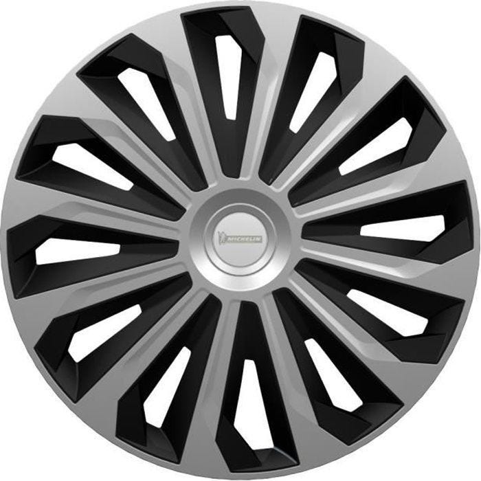 MICHELIN Boîte 4 enjoliveurs 15" NVS 04 bicolore