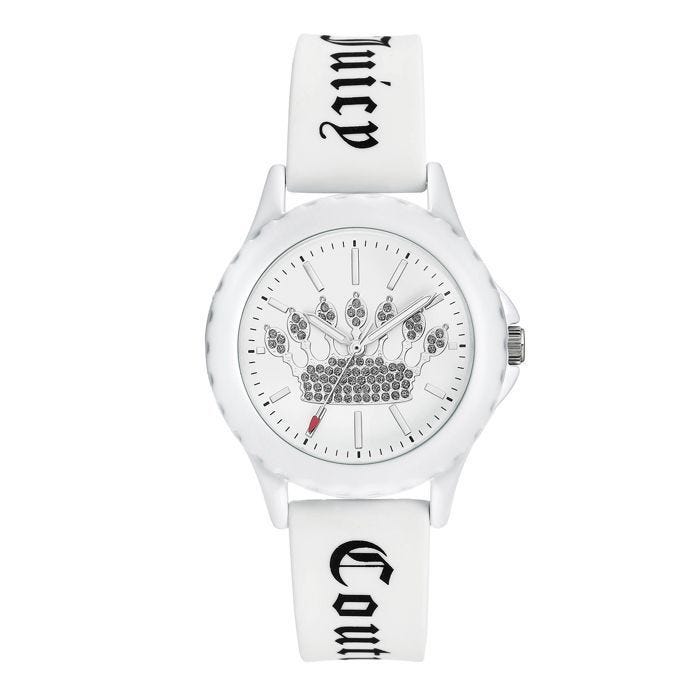 Montre - Juicy Couture - JC1325WTWT - Quartz - 38mm - Silicone blanc