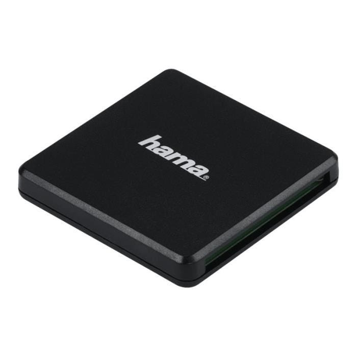 Lecteur de carte Hama Multi-Card (CF I, SD, microSD, SDHC, microSDHC, SDXC, microSDXC) - USB 3.0 - HAMA