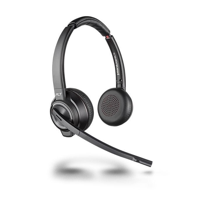 POLY Casque Plantronics Savi W8220/A - Sans fil - Design Sur tête - Stéréo - Supra-aural - Portée 17678,4 cm