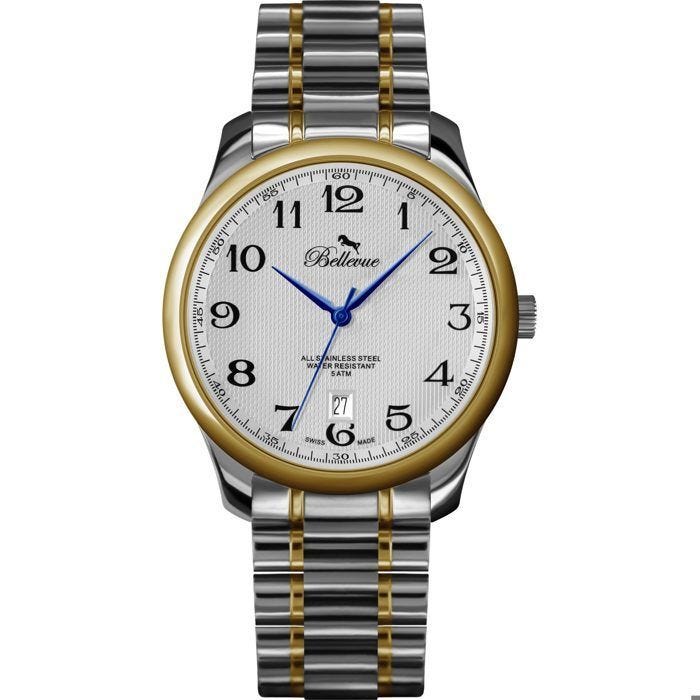 Montre - Bellevue - F8 - Quartz - Acier inoxydable - Étanchéité 5 ATM
