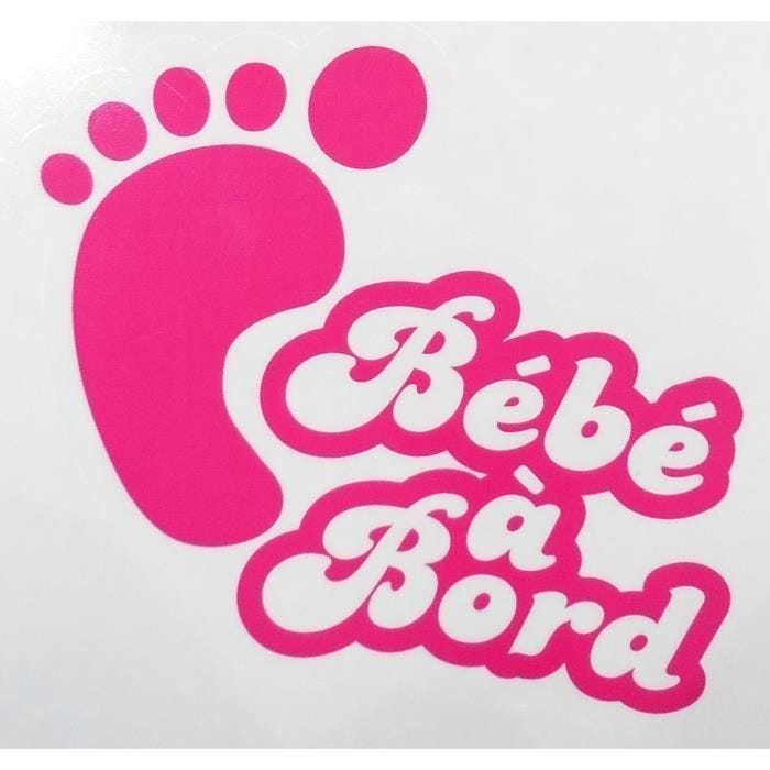 Stickers, autocollants, adhésifs motif Bébé à bord