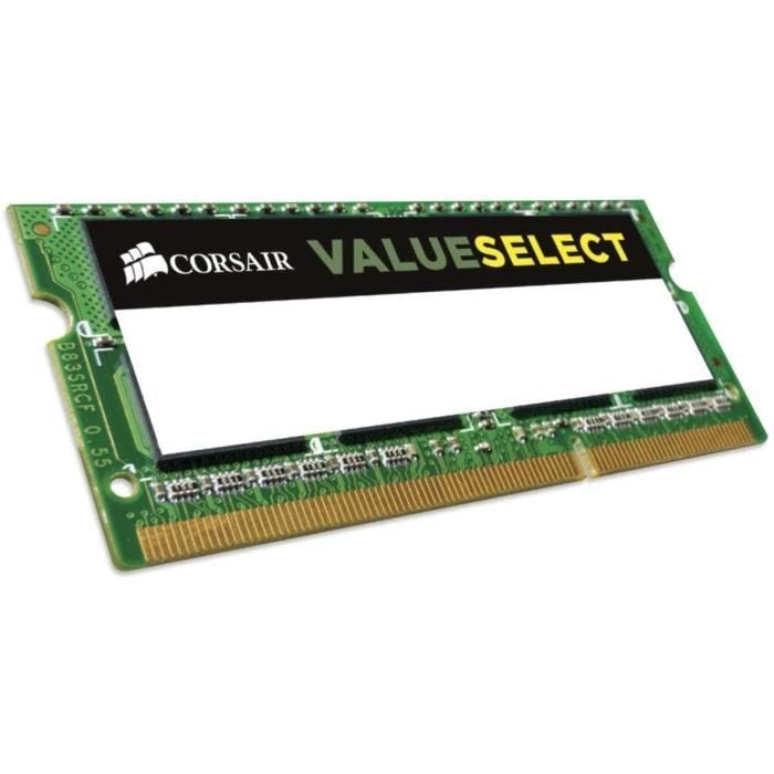 Mémoire RAM - CORSAIR - ValueSelect DDR3L - 4GB 1x4GB DIMM - 1600 MHz - 1.35V (CMSO4GX3M1C1600C)