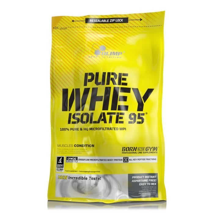 Whey isolate Olimp Sport Nutrition - Pure Whey Isolate 95 - Vanilla Ice Cream 600g