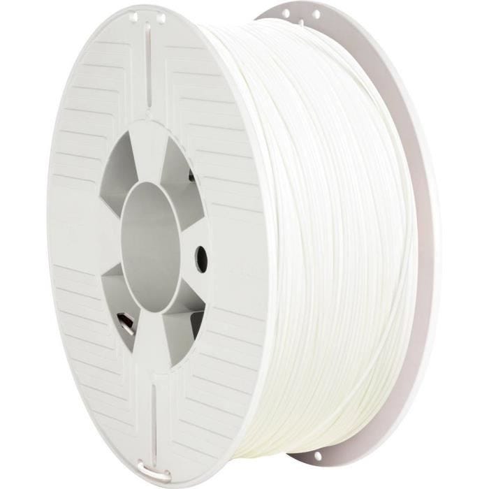 Filament PLA Verbatim 55315 - Blanc - 1.75 mm - 1 kg