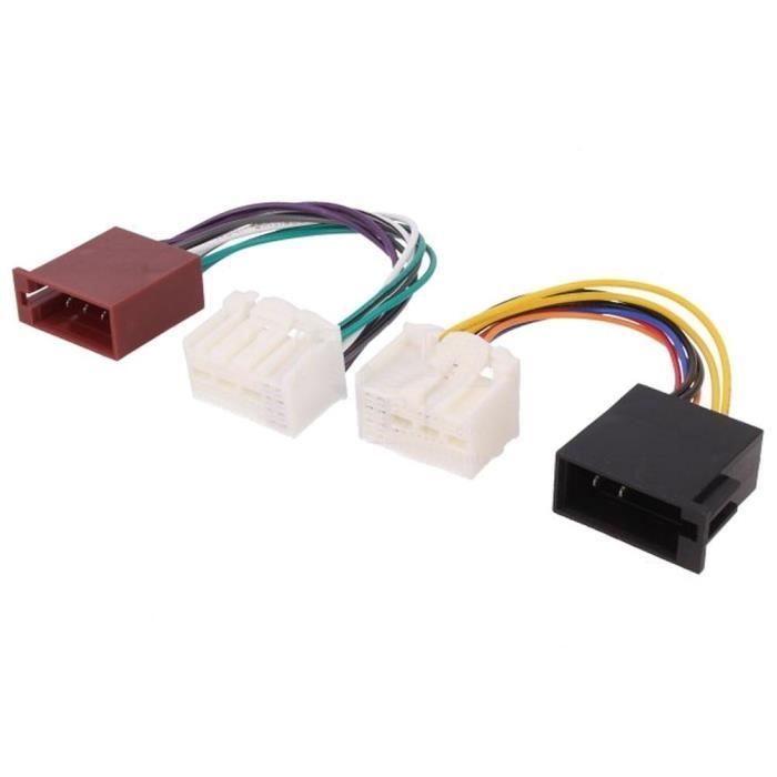 Fiche ISO Autoradio - ADNAUTO - AO218 - Hyundai - Kia - Noir
