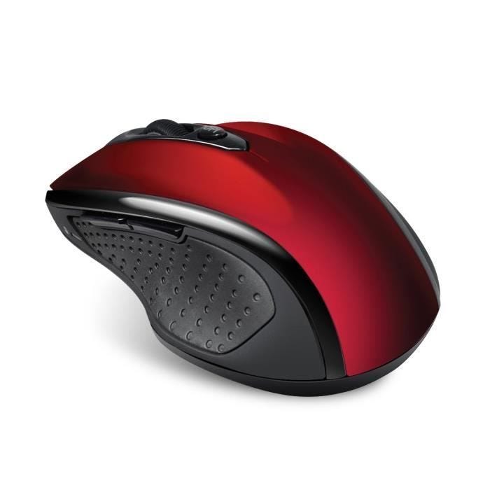 ADVANCE Souris Shape 6D S-6D-RE - Filaire - Optique - 6 Boutons - 1000 DPI - PC / Mac - Rouge