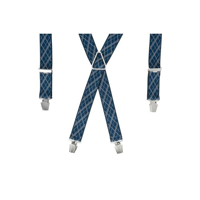 Bretelles - GASPARD - Larges - Fabrication artisanale - Ajustable jusqu'à 130 cm - Couleur ciel