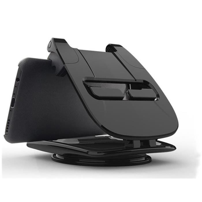Support de téléphone portable de voiture, tapis antidérapant rotatif à 360 degrés, support en caoutchouc pour tableau de bord