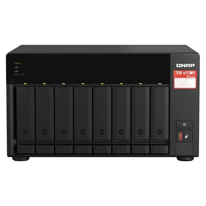 QNAP 8-bay NAS AMD Ryzen V1000