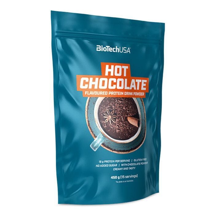 Boisson protéinée BioTech USA - Hot Chocolate - Chocolate 450g