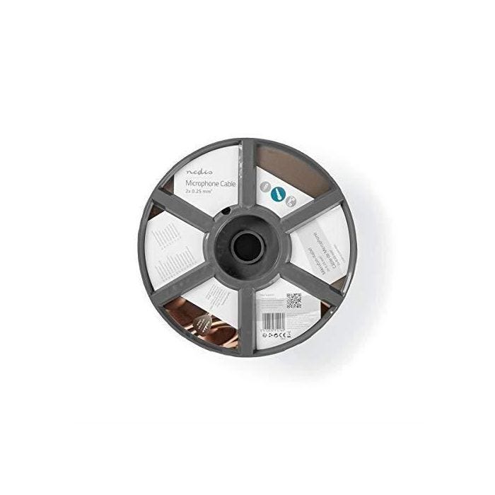 Câble audio symétrique - Nedis - CABR1525BK1000 - 100 m - Noir