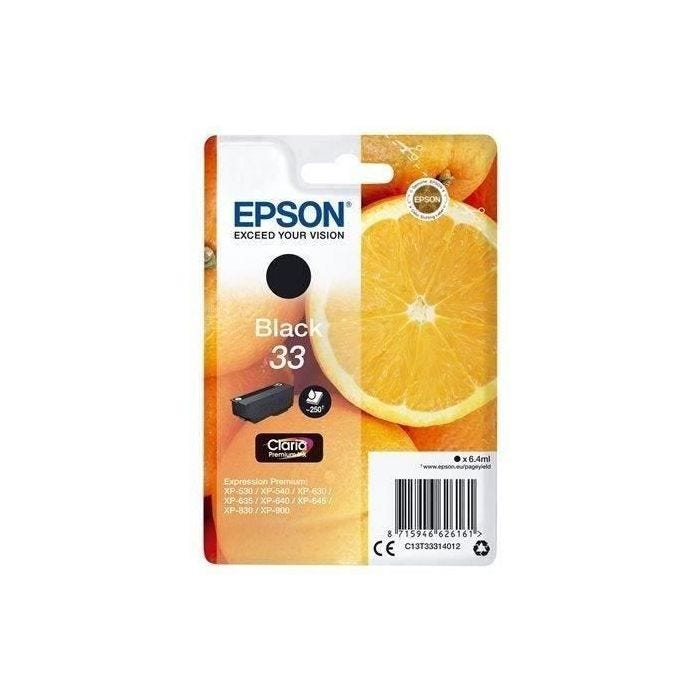 EPSON Cartouche d'encre T3331 Noir - Oranges (C13T33314012)