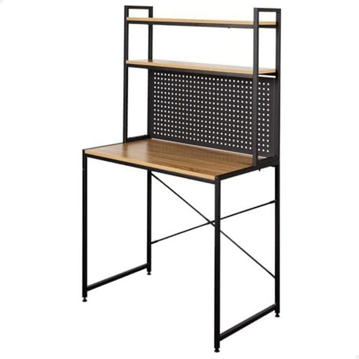 Bureau - AKTIVE - 18440 Max Home - Bois et Acier Noir - 84 x 50 x 148 cm - Style Industriel