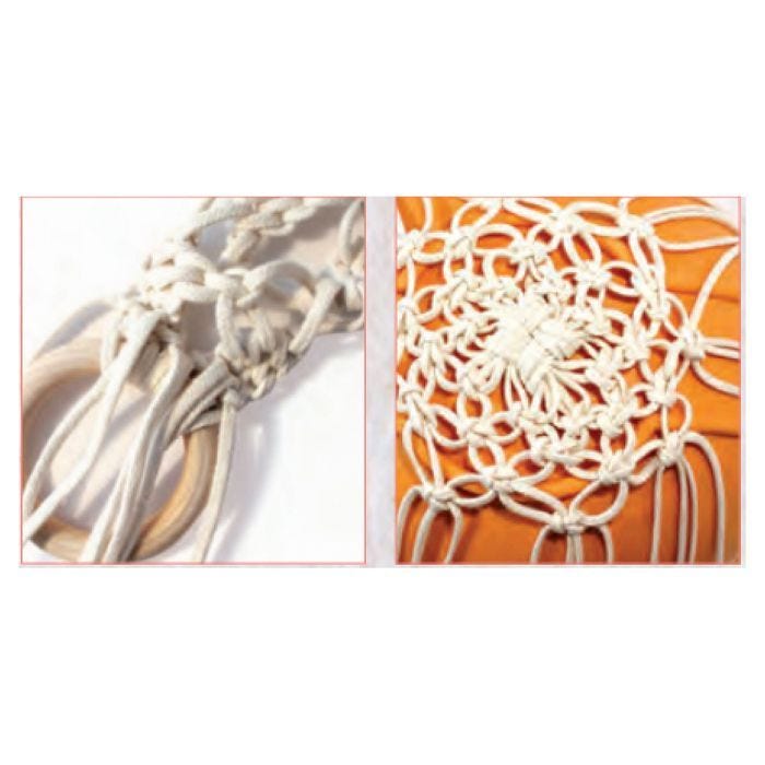 Kit DIY - Graine Créative - Sac à provisions en coton - Éco responsable - 100% réutilisable - Macramé