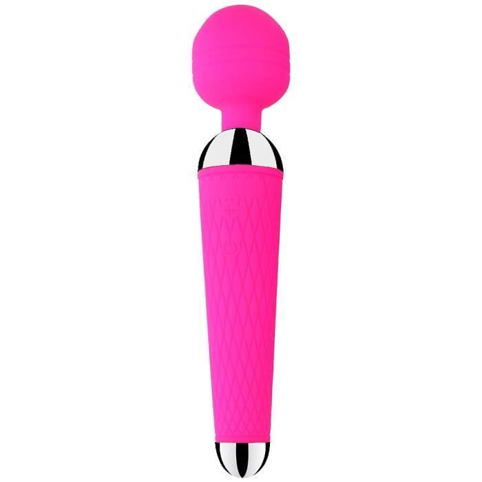 pink -Vibrateur pour clitoris pour femme,vibromasseur puissant,avec chargement via port USB,baguette magique AV,outil pour le bi