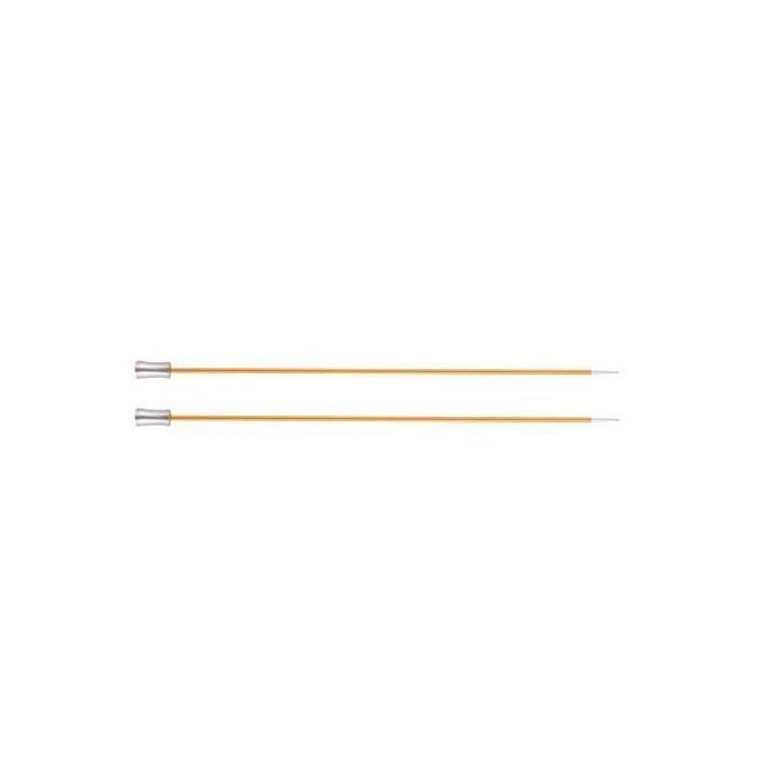 KnitPro KNIT PRO 25 cm x 2,25 mm Aluminium Zing à tricoter à une seule extrémité à crochet Doré - KP47232