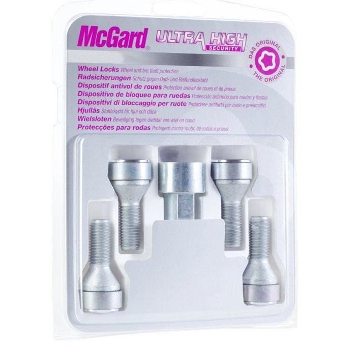 4 vis antivol Haute Securit MCGARD 12x125/ 60degres/ 241mm/ Douille 17mm