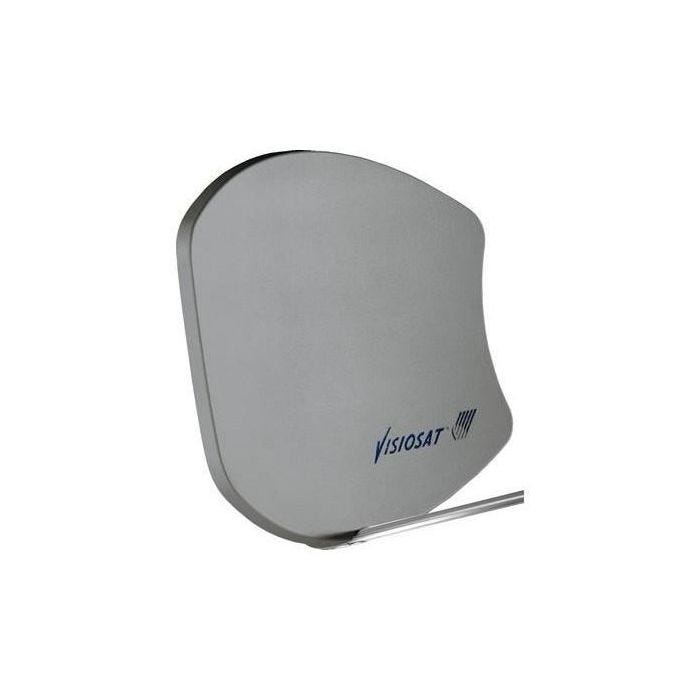 Parabole - VISIOSAT - 0 145 016 BISAT - Gain 37.5 dB - Installation sur mât - Couleur Gris