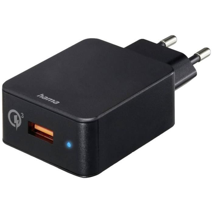 Chargeur USB HAMA 00201641 - Courant de sortie max. 3000 mA - Qualcomm Quick charge 3.0