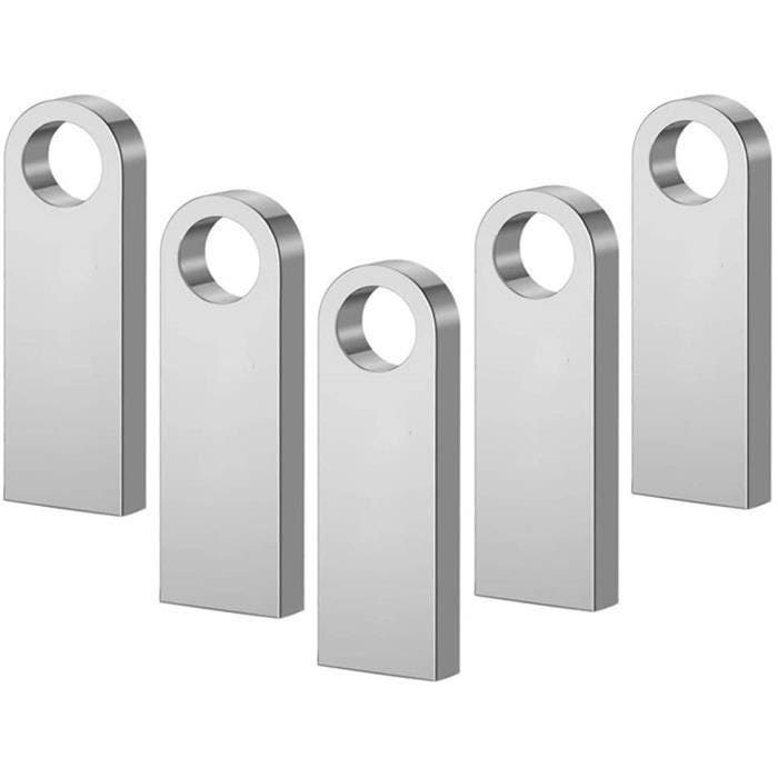 Clé USB - Non spécifié - Lot de 5 - 32 Go - USB 2.0 - Compatible Windows, Mac, Linux