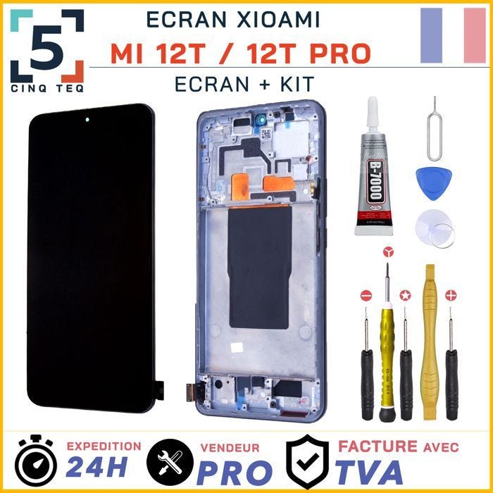 Ecran LCD Complet Remplacement Xiaomi Mi 12T 5G 22071212AG / 12T Pro 22081212UG