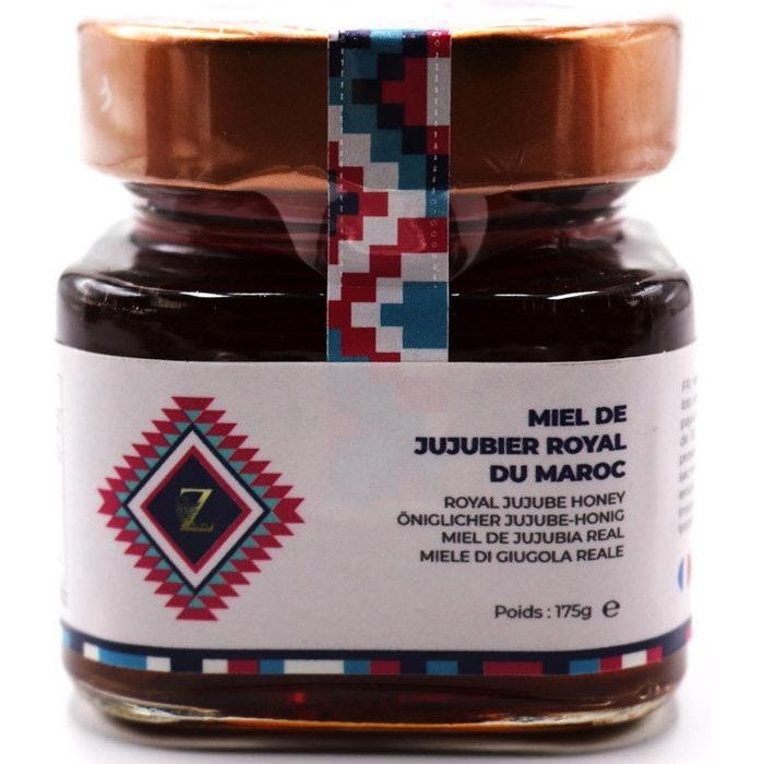 Miel de Sidr Maliky du Maroc Pur jujubier Brut Sidr Honey Royal 175 g - Naturel - Stimulant. Energisant. produit de qualité.