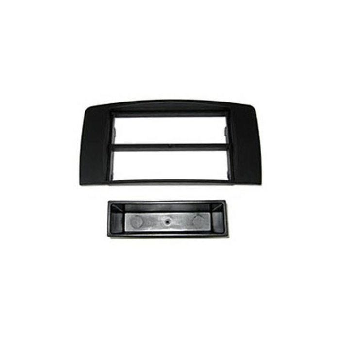 Adaptateur de façade d'autoradio 2x simple DIN Noir Mercedes Classe R