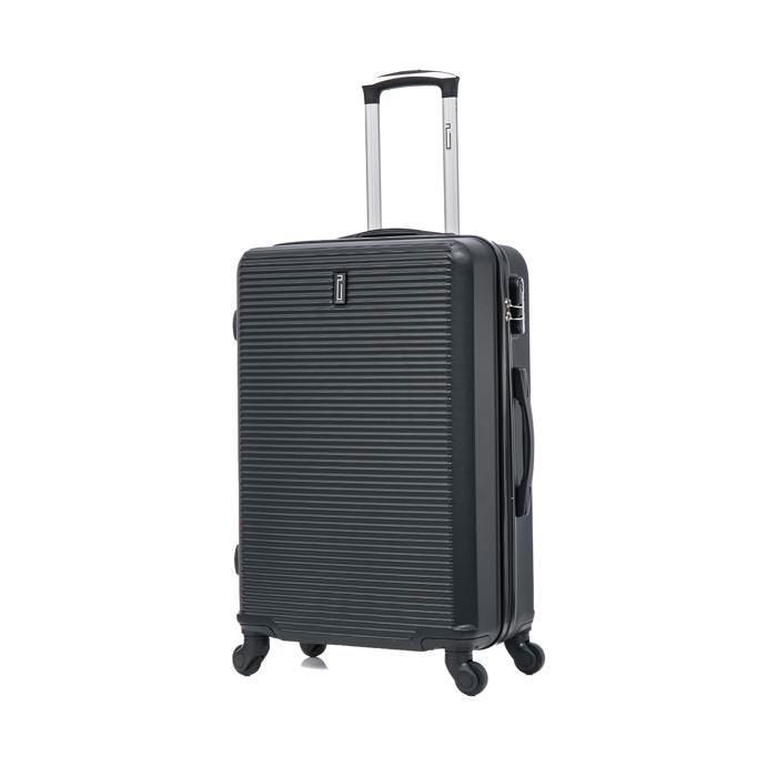 CELIMS FRANCE - Valise Moyenne Taille 65cm Aerowave | ABS | 4 roulettes 360° | Serrure Intégrée | Noir