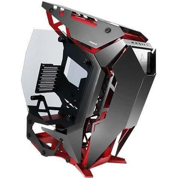 Antec Torque computer case, Midi-Tower, PC, Aluminium, ATX,EATX,ITX,Micro-ATX, Black,Red, Gaming