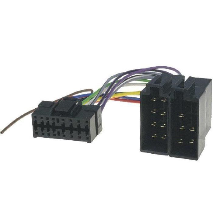 Câble Autoradio - Clarion - 16PIN - Connecteur ISO - Noir - Voiture