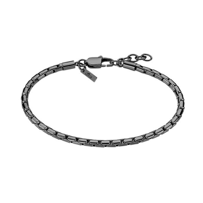 Bracelet - LOTUS - Style Urban Man - Acier inoxydable - Noir - Longueur 22 cm