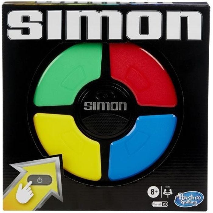 Simon, jeu de société enfants, à partir de 8 ans, Hasbro Gaming