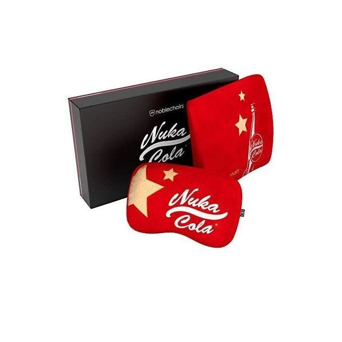 Pack de 2 Coussins pour fauteuil Noblechairs Fallout Nuka-Cola Edition (Rouge)