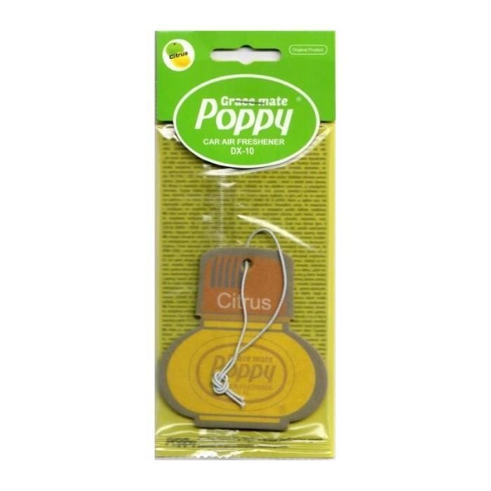 Désodorisant pendentif poppy citron