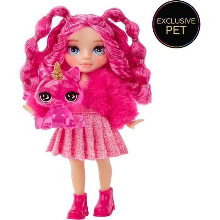 Rainbow High Littles - Poupée 15cm + animal de compagnie - Rose - Dès 4ans