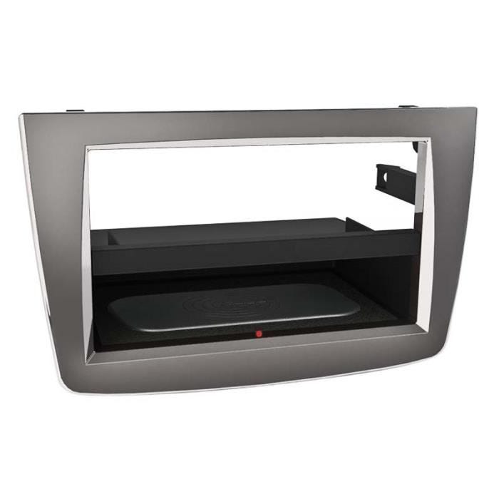 Adaptateur de façade 2-DIN - ACV - Alfa Romeo Mito - Gris - Installation audio - Non universel