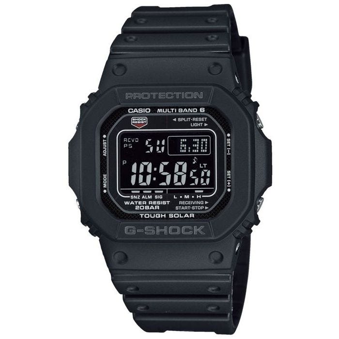 Montre - Casio - G-Shock The Origin - Homme - Noir - Énergie solaire - Étanchéité 20 Atm