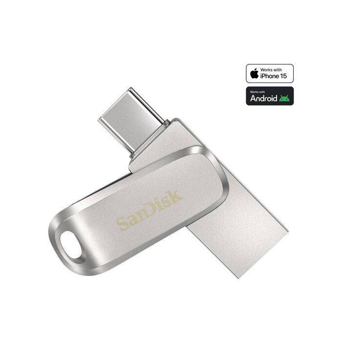 Clé USB - SANDISK - Ultra Dual Drive Luxe - 512 Go - USB-C - 150 Mo/s