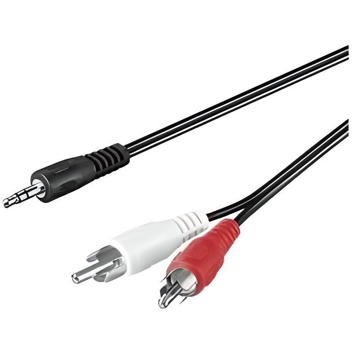 Câble audio - Marque - Modèle - RCA - Jack 3.5mm - 1.5m