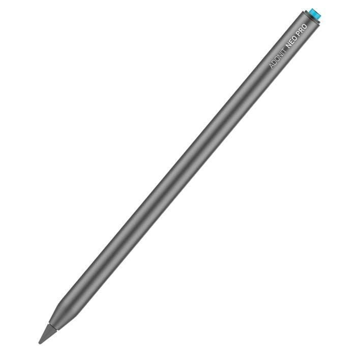 Stylet Tactile - Adonit - Neo Pro - Charge Magnétique - Rejet de Palme - Autonomie 9h